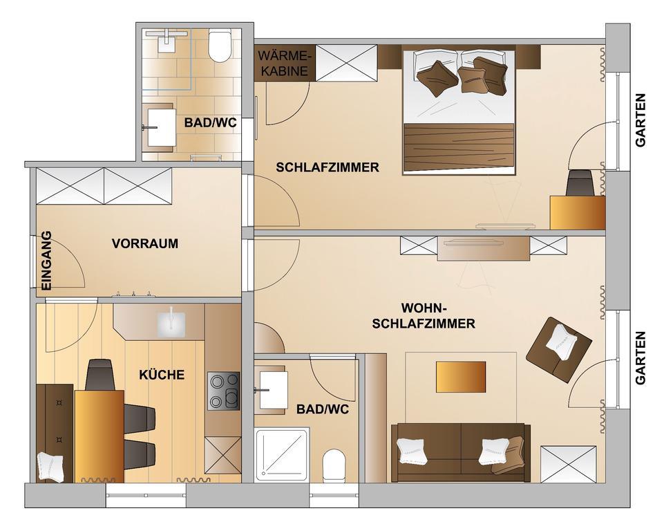 Appartements Zerzer Ried im Oberinntal Zimmer foto